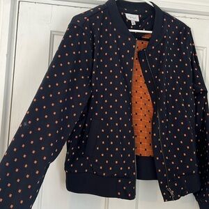 harlyn by Anthropologie Full Zip Bomber Jacket sz M